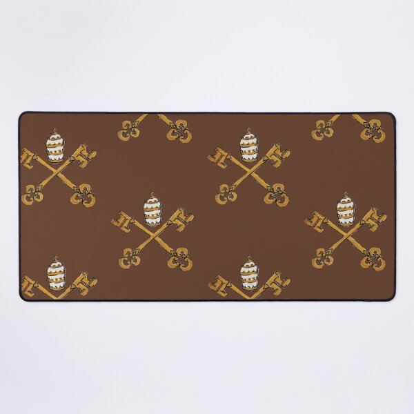 Item preview, Papal Keys Brown designed and sold by Snowroseblossom.