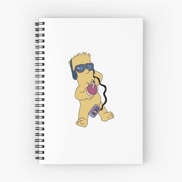 Item preview, Bart Simpson relajándose designed and sold by WillowTreeArt.