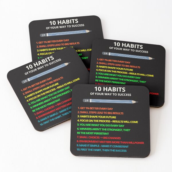 Item preview, 10 habits to atomic success designed and sold by InterStore78.