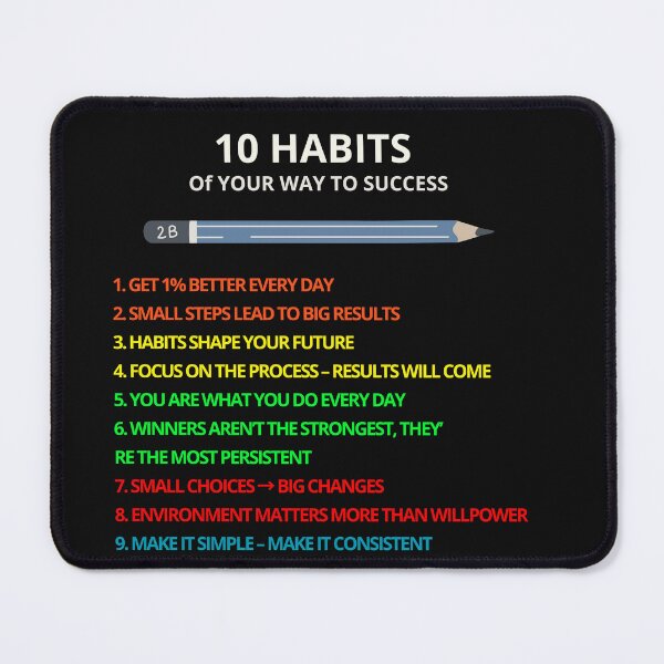 Item preview, 10 habits to atomic success designed and sold by InterStore78.