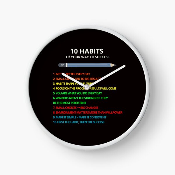 Item preview, 10 habits to atomic success designed and sold by InterStore78.