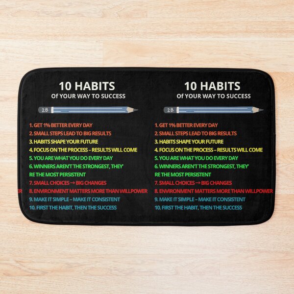 Item preview, 10 habits to atomic success designed and sold by InterStore78.