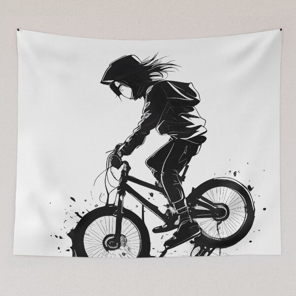 Artikelvorschau, Bike Rebell Rider entworfen und verkauft von ShadowAndSlate.