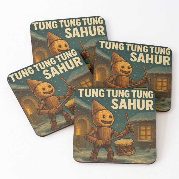 Item preview, Tung Tung Tung Sahur – Wooden Guardian designed and sold by SpectrumCreations.