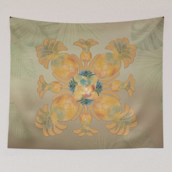 Item preview, Hawaiian Quilt Series: Pineapple designed and sold by J Marielle Designs.