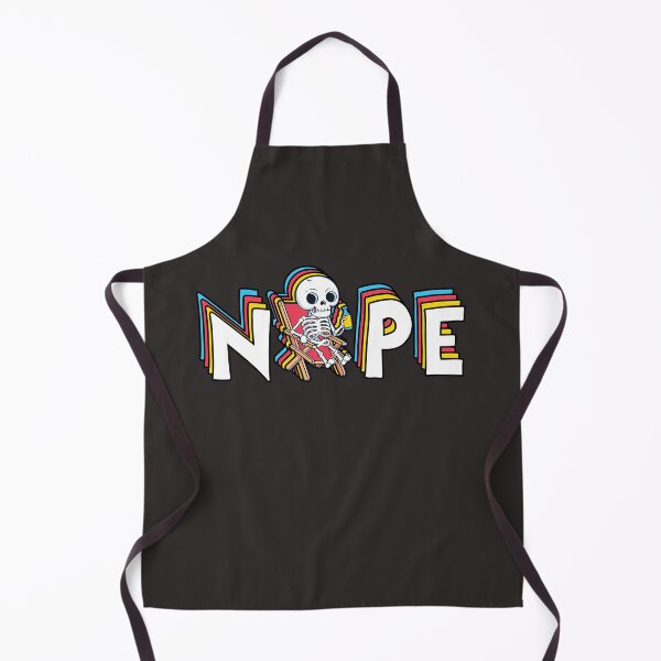 Item preview, Lazy Skeleton Nope Funny Dark Humor Vibe designed and sold by chillaxcats.