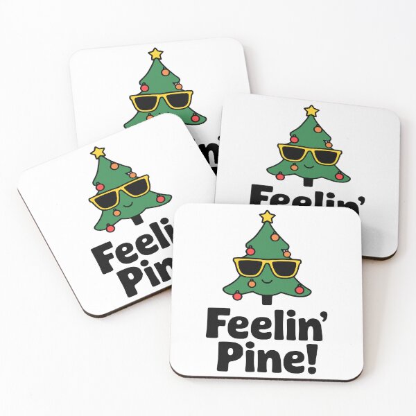 Item preview, Feeling Pine! Cute Christmas Tree Pun  designed and sold by PMCreative.