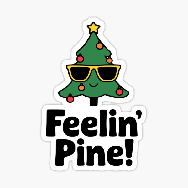 Artikel-Vorschau von Kieferngefühl! Niedliches Weihnachtsbaum-Wortspiel, designt und verkauft von PMCreative.