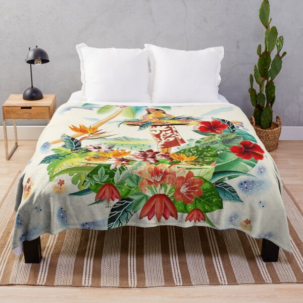 Item preview, Retro Hawaiian Travel Poster 2 designed and sold by J Marielle Designs.