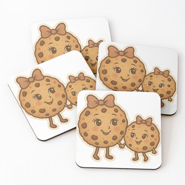 Item preview, Vintage Coquette Bow Girly Chocolate Chip Cookies Friendship designed and sold by SamiraArts.