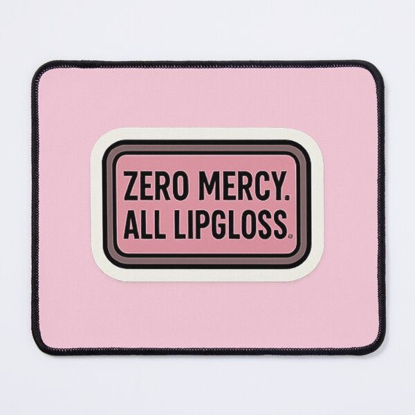 Item preview, Zero Mercy. All Lipgloss. - Military girl Attitude Patch Vol.2 designed and sold by YourNerdySupply.