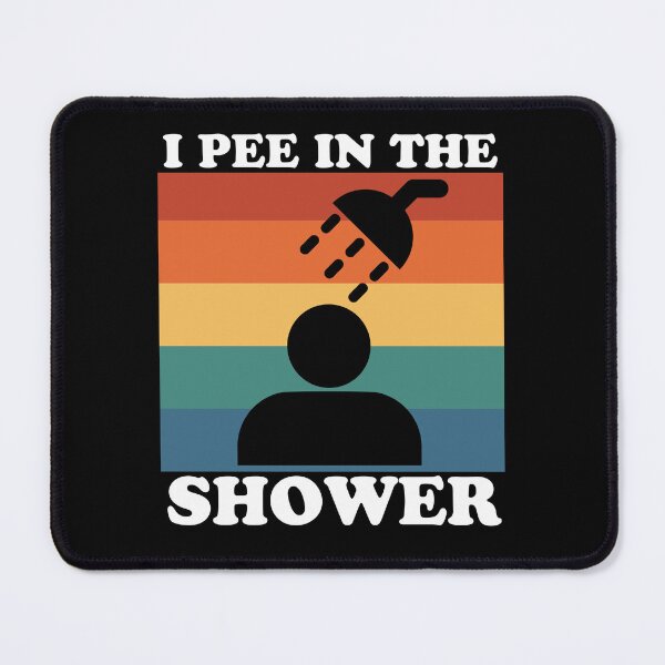 Item preview, I Pee In The Shower - Funny Retro Vintage Sunset Shower Confession Humor designed and sold by Sunserize Designs.