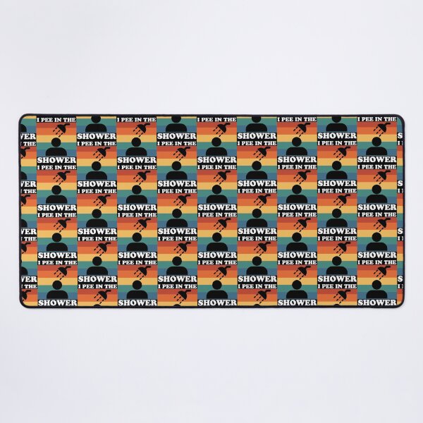 Item preview, I Pee In The Shower - Funny Retro Vintage Sunset Shower Confession Humor designed and sold by Sunserize Designs.