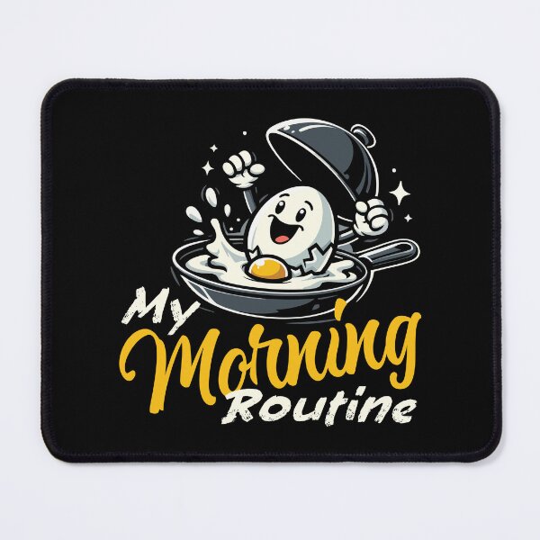 Item preview, My Morning Routine - Funny Egg Lover designed and sold by Scaryzz.