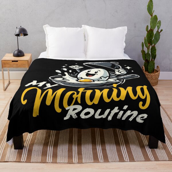 Item preview, My Morning Routine - Funny Egg Lover designed and sold by Scaryzz.