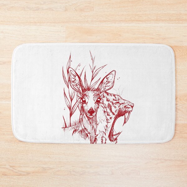 Item preview, Deer & Tiger Inky Art designed and sold by FarieArt.