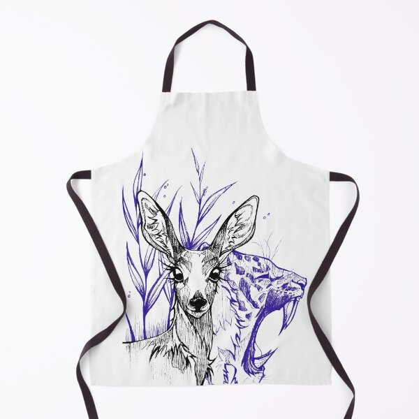 Item preview, Deer and Tiger Illustration designed and sold by FarieArt.