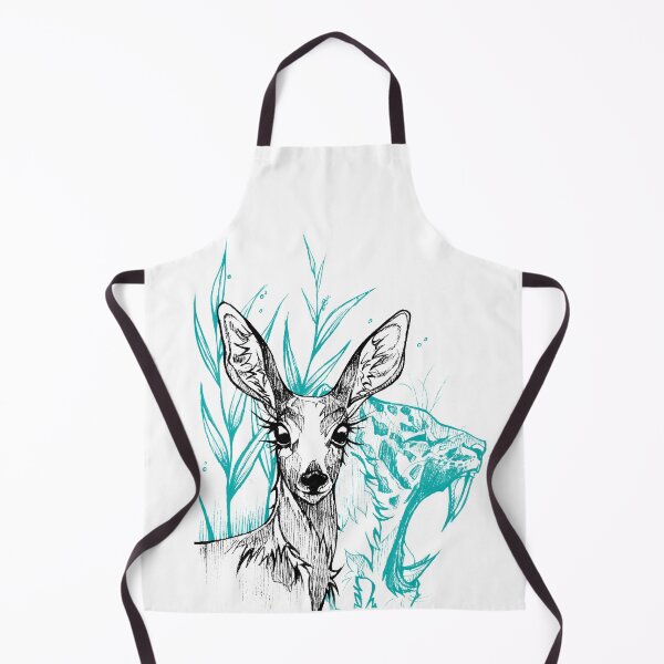 Item preview, Deer & Tiger Illustration designed and sold by FarieArt.