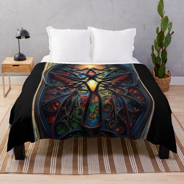 Item preview, Stained Glass Serenity Can - Celestial Glow Design designed and sold by ShadowAndSlate.