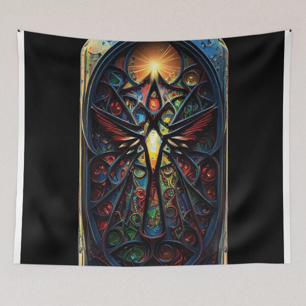 Item preview, Stained Glass Serenity Can - Celestial Glow Design designed and sold by ShadowAndSlate.