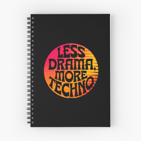 Item preview, Less Drama More Techno – Goods for DJs, Ravers, and Electronic Music Fans designed and sold by paulo silveira.