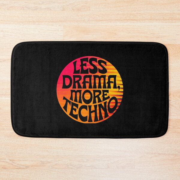 Item preview, Less Drama More Techno – Goods for DJs, Ravers, and Electronic Music Fans designed and sold by paulo silveira.