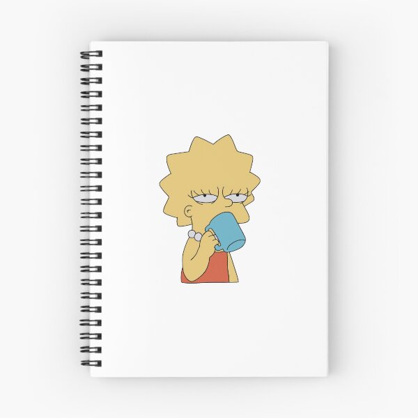 Item preview, Tired Lisa Simpson Drinking Coffee designed and sold by WillowTreeArt.