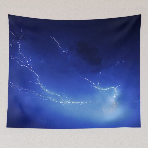 Item preview, Lightning in the sky – electrifying force of nature in the night designed and sold by beatbieri.ch.