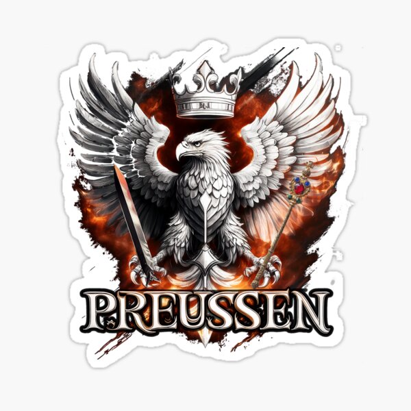 Item preview, Prussia Coat of Arms Modern designed and sold by Stabile Klamotten.
