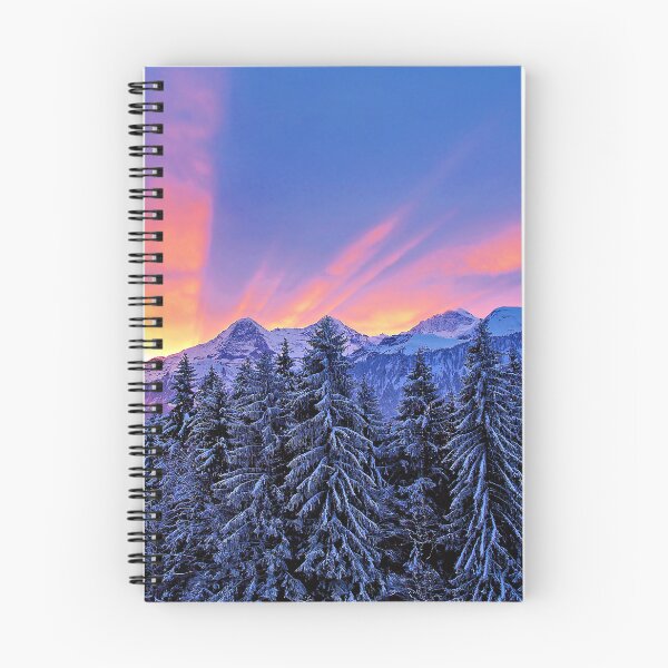 Item preview, Amanecer sobre el Eiger, el Mönch y el Jungfrau: el resplandor alpino en su forma más hermosa designed and sold by beatbieri.ch.