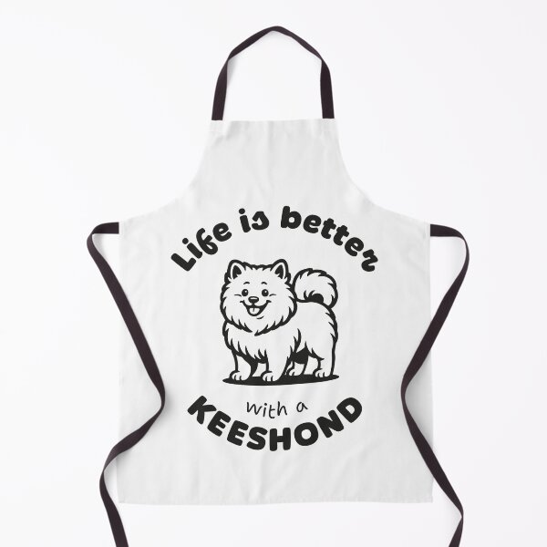 Artikelvorschau, Das Leben ist schöner mit einem Keeshond – Für Hundeliebhaber und Flauschfans entworfen und verkauft von GosiaArtGarden.