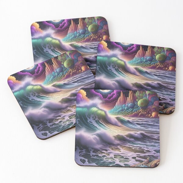 Item preview, Psychedelic Rough Ocean designed and sold by OZTMAN.