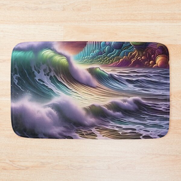 Item preview, Psychedelic Rough Ocean designed and sold by OZTMAN.