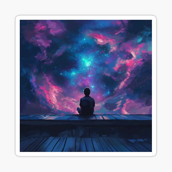 Artikel-Vorschau von In die Ewigkeit starren – Blick vom Dach der Galaxie, designt und verkauft von DreamSupplyCo.