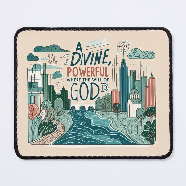 Item preview, God’s will, divine light, heavenly vision, spiritual art, Christian design, designed and sold by PaintMeWorld.