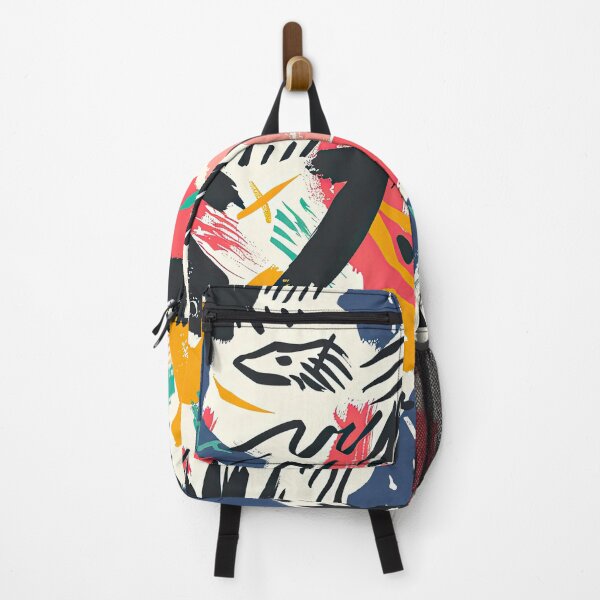 Item preview, Colorful Abstract Expressionism Pattern – Modern Artistic Brush Strokes designed and sold by YourPrettyHome.