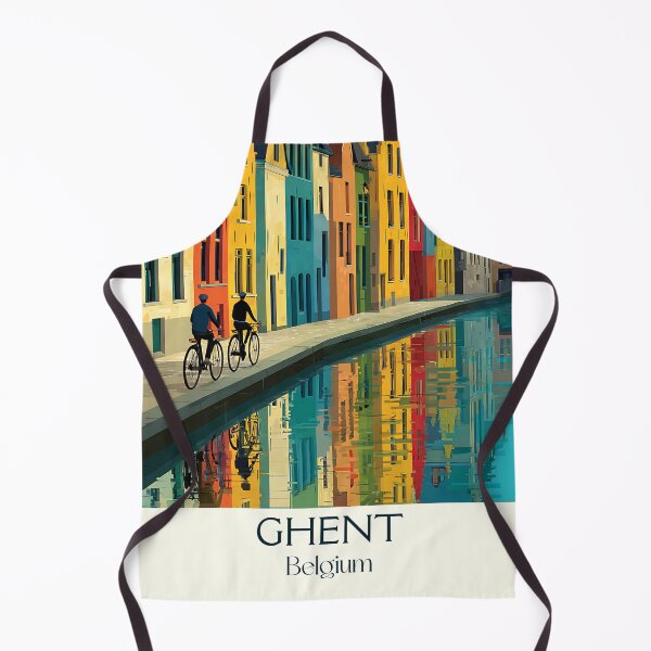 Item preview, Ghent Wall Art – Reflections of a Storybook Canal Town designed and sold by TuncGK.