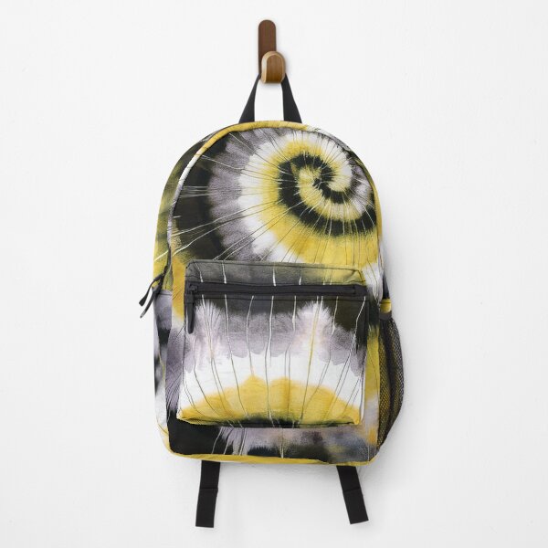 Item preview, Tiedye swirl classic swirl pattern in yellow and black watercolor, Tiedye pattern, yellow and black tiedye design, bohemian eclectic organic abstract style designed and sold by navitalidesign.
