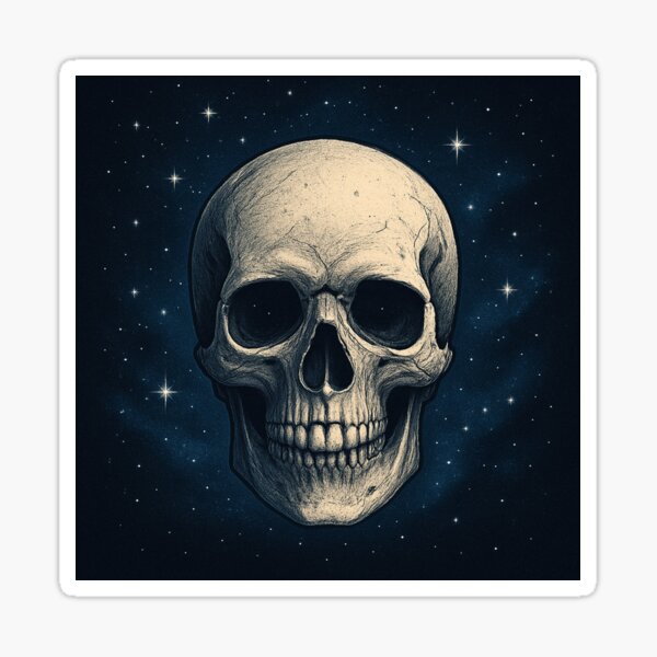 Item preview, Skull Among the Stars designed and sold by JMQtCVK0pEv-n1K.