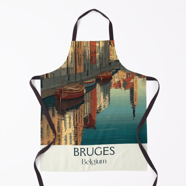 Item preview, Bruges Poster Print – Romantic Reflections & Medieval Beauty designed and sold by TuncGK.