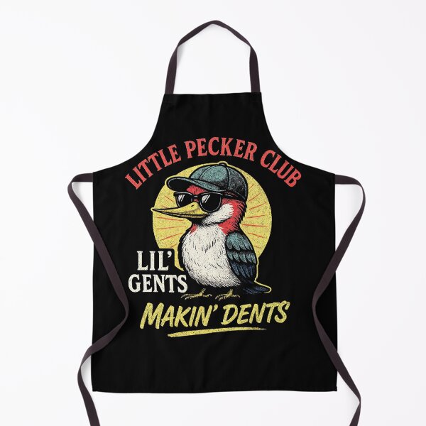 Item preview, Little Pecker Club – Funny Cool Woodpecker “Makin’ Dents” Design designed and sold by Victor Shadehorn.