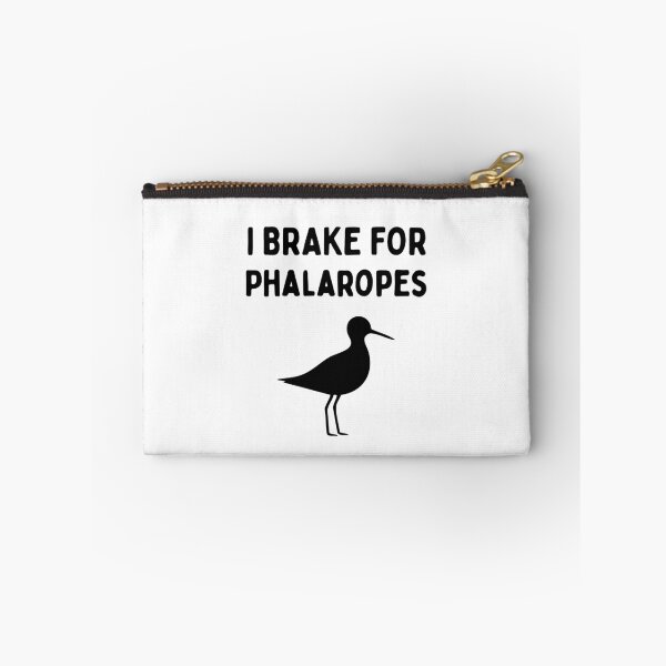 Item preview, Funny Bird Watching (I Brake For Phalaropes) / Gift for Bird Lovers, Gift for Birdwatchers & Ornithologist - Black designed and sold by SabbaticalSteve.