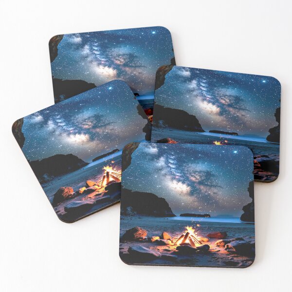 Item preview, Celestial Campfire Under the Milky Way designed and sold by Exodoi.