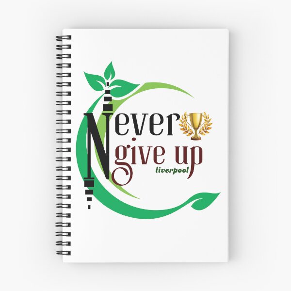 Item preview, Never Give Up Liverpool Shirt – YNWA Football Fan Tee – Motivational Soccer Quote T-Shirt designed and sold by VibeVault12.