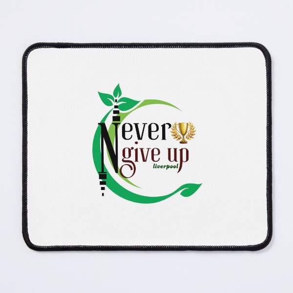 Item preview, Never Give Up Liverpool Shirt – YNWA Football Fan Tee – Motivational Soccer Quote T-Shirt designed and sold by VibeVault12.