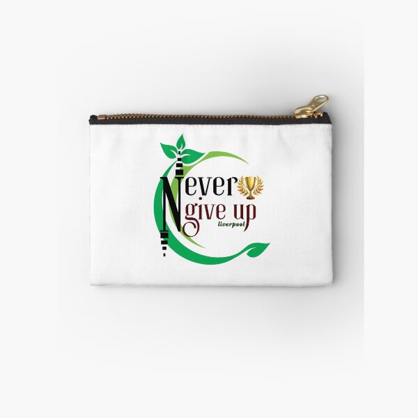Item preview, Never Give Up Liverpool Shirt – YNWA Football Fan Tee – Motivational Soccer Quote T-Shirt designed and sold by VibeVault12.