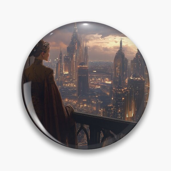 Item preview, Padme Amidala on a balcony on coruscant  designed and sold by CafePluto.