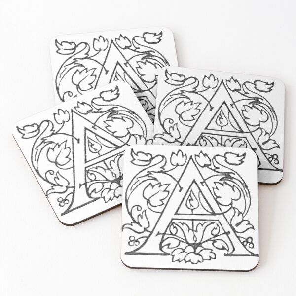 Item preview, Decorative Dropcap Typography Letter A designed and sold by HawthorneFlame.