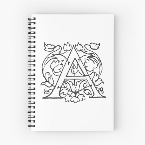 Item preview, Decorative Dropcap Typography Letter A designed and sold by HawthorneFlame.