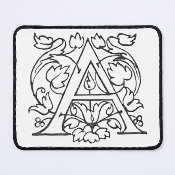 Item preview, Decorative Dropcap Typography Letter A designed and sold by HawthorneFlame.